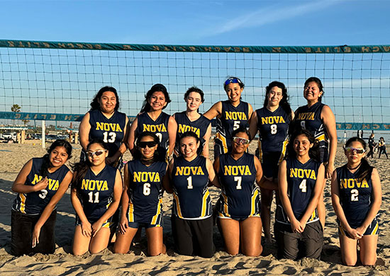 NOVA Santa Ana Girls Beach Volleyball